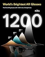 Vista 2 de RayNeo Air 3s Pro AR/XR Glasses - 201'' 1200 Nits 120Hz HueView 2.0 Video Display, Smart Gaming Glasses for iPhone 17,16,15/Android/Mac/Switch