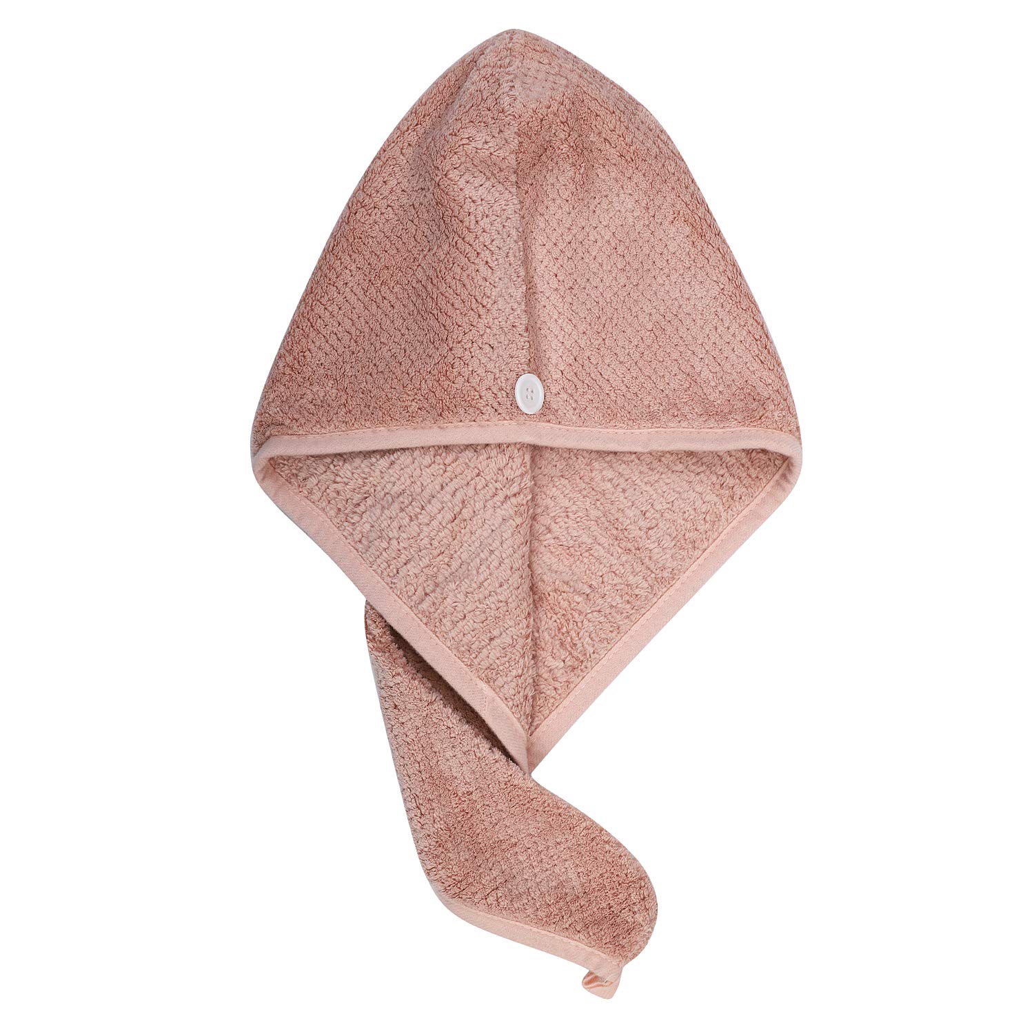 SIQITECHUK Hair Towel Microfibre Hair Towel Hair Wrap Hair Turbans for Wet Hair Rapid Drying Plopping Hair Wrap Head Towel Cap Shower Cap Anti Frizz Super Absorbent Dry Hair Hat for Curly Long Hair - Image 2