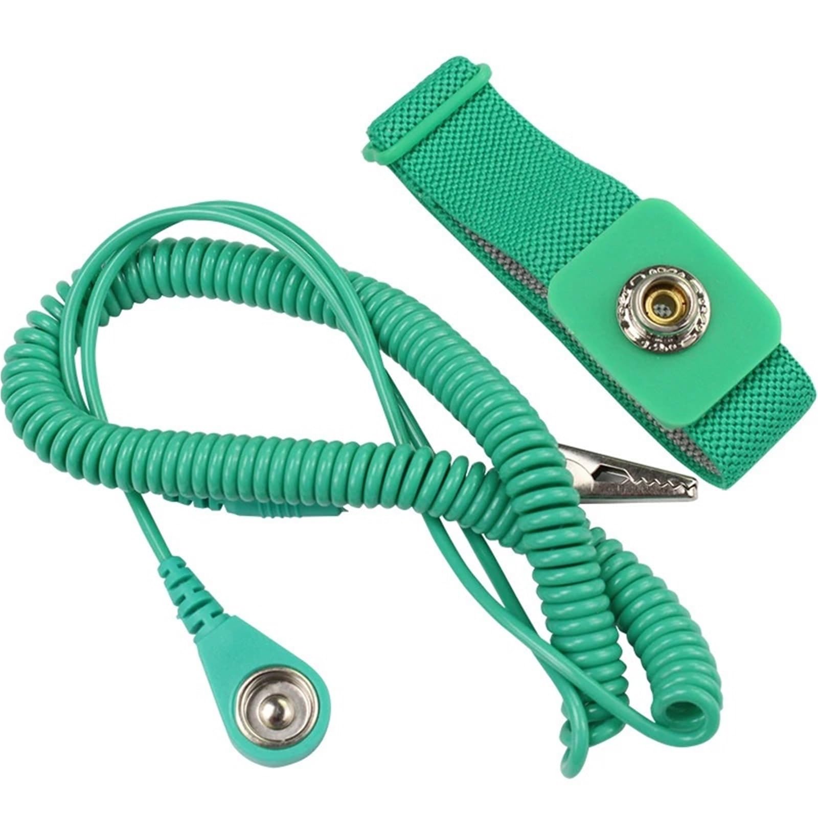 Braccialetto Antistatico con Cinturino da Polso Antistatico con Corda 3 M, Anello Singolo/Doppio, Braccialetto Antistatico(Double Loop)