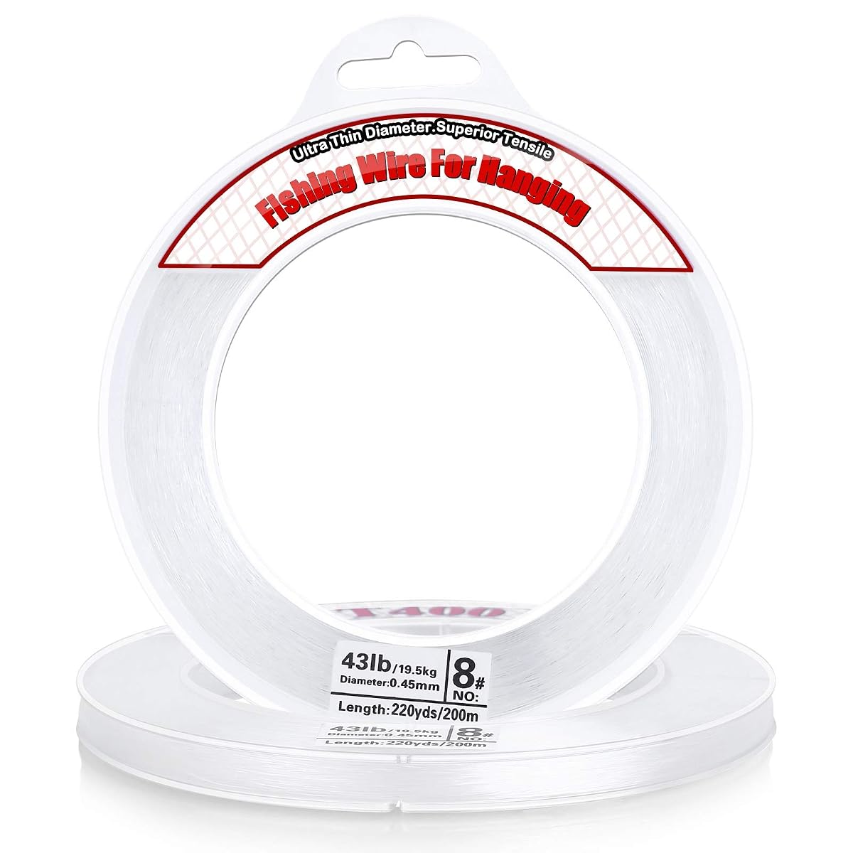 Clear Fishing Wire, Acejoz 656FT Fishing Line Clear Invisible Hanging Wire