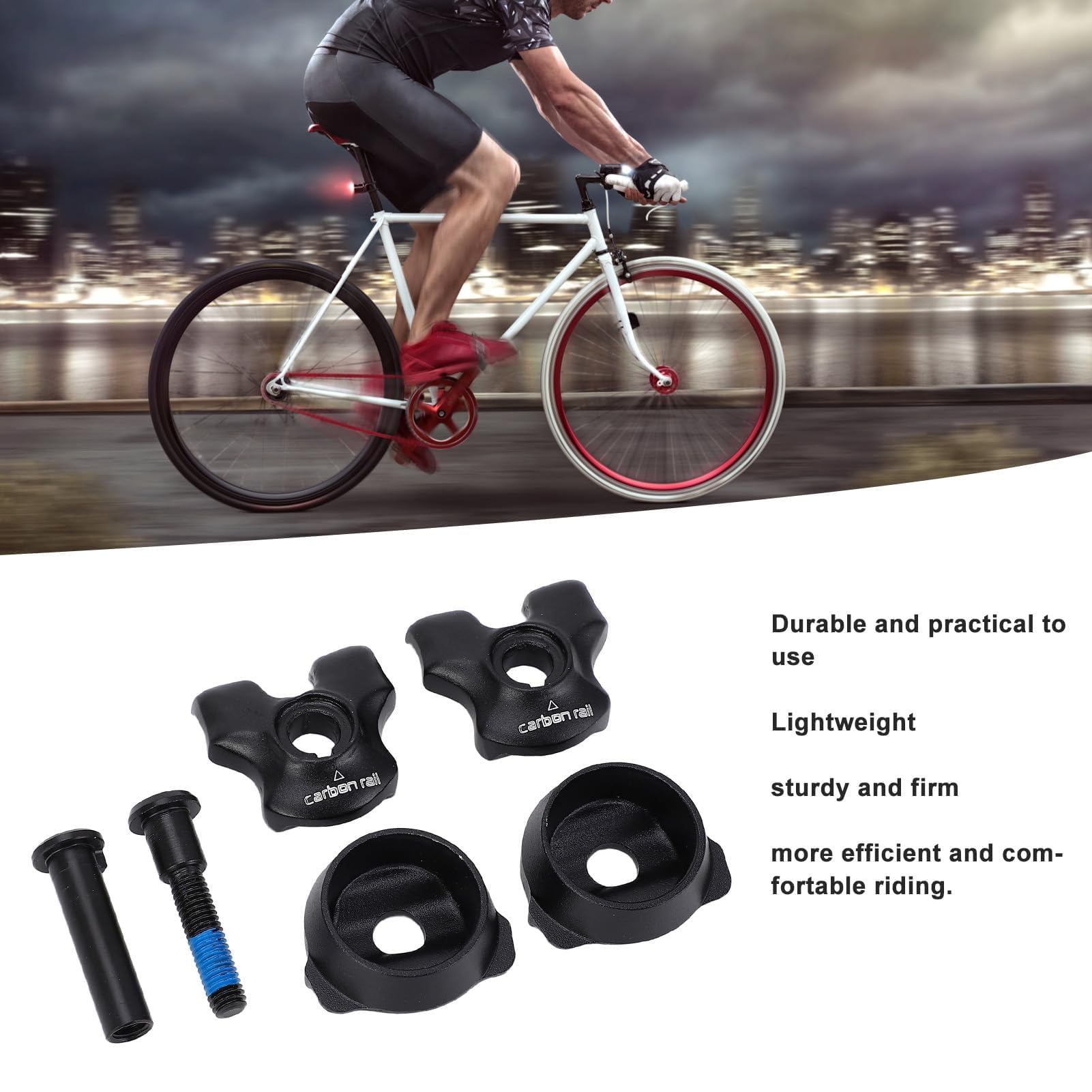 Abrazadera para Tija de Sillín Bicicleta 7x9mm, Acero Inoxidable abrazadera tubo de tija de sillín Sujeción Firme y Repuesto para Carretera, Plegable, Urbana y Bicis de Montaña
