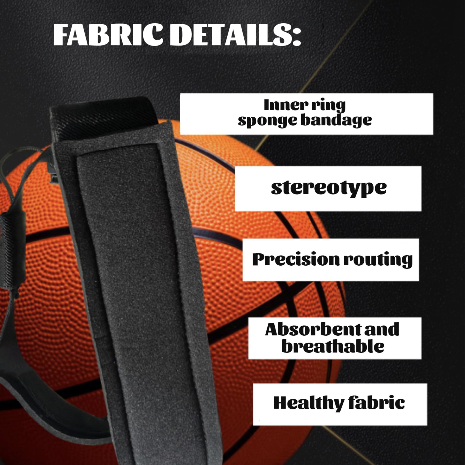 Mano in Faccia Maschera da Basket Regolabile Non Slip Leggera Traspirata per Allenamento