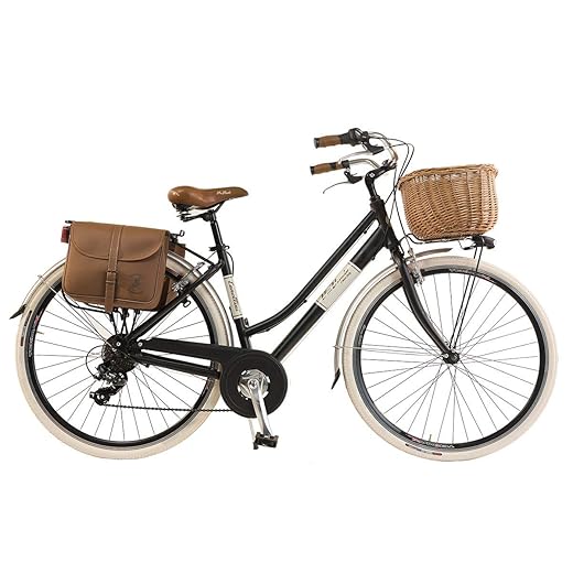 Via Veneto By Canellini - Women's Vintage Mountain Bike - Aluminium, Black