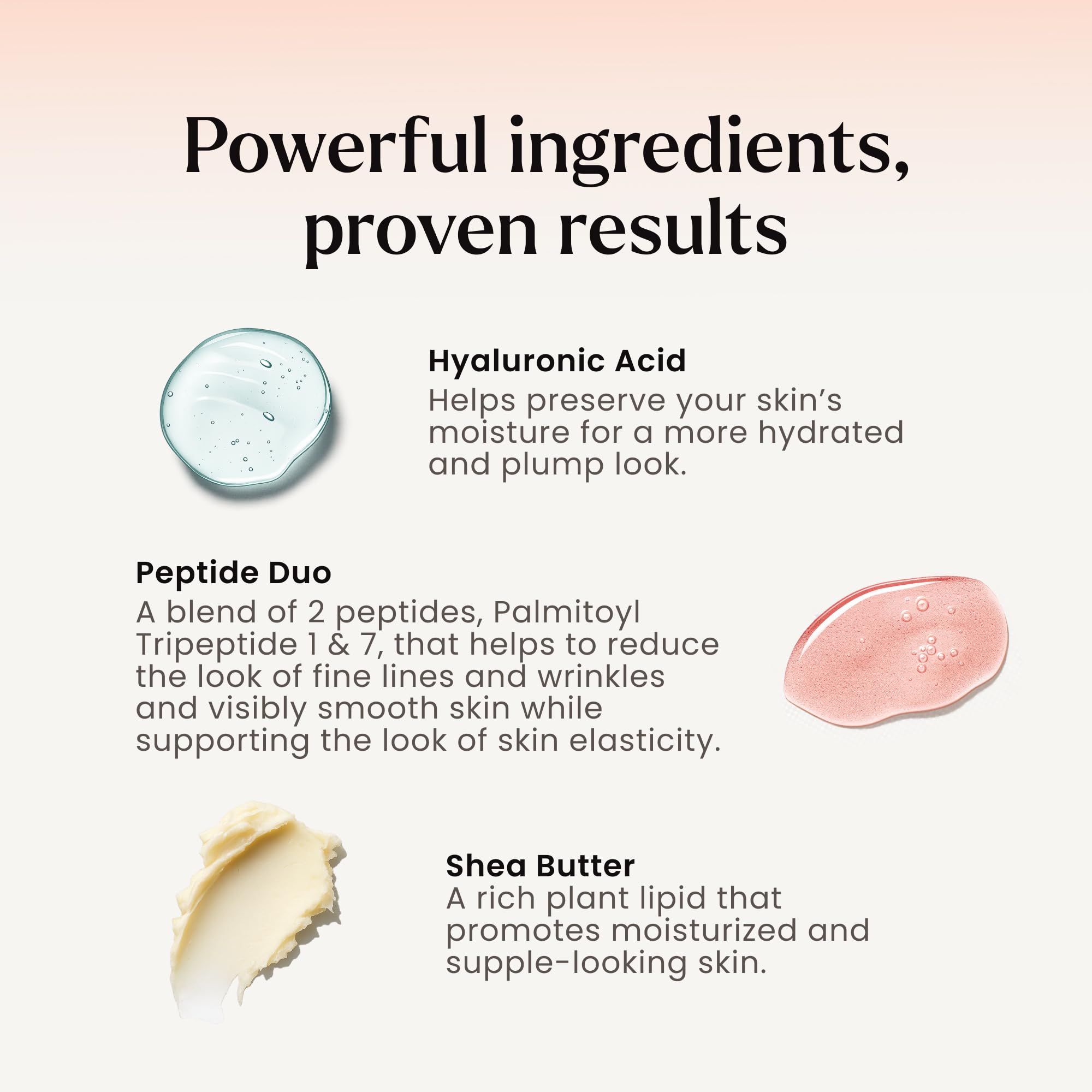 MAËLYS B-GLOSSY Smoothing Body Serum for Women - Hyaluronic Acid & Peptide Formula - Helps Reduce the Look of Wrinkles, Texture & Crepey Skin - Lightweight, Fast-Absorbing Anti-Aging Serum (3.4 Fl Oz)