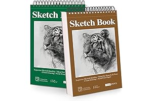 Premium Quality Sketchbook for Kids: Top-Notch, Spiral-Bound Creative Haven
