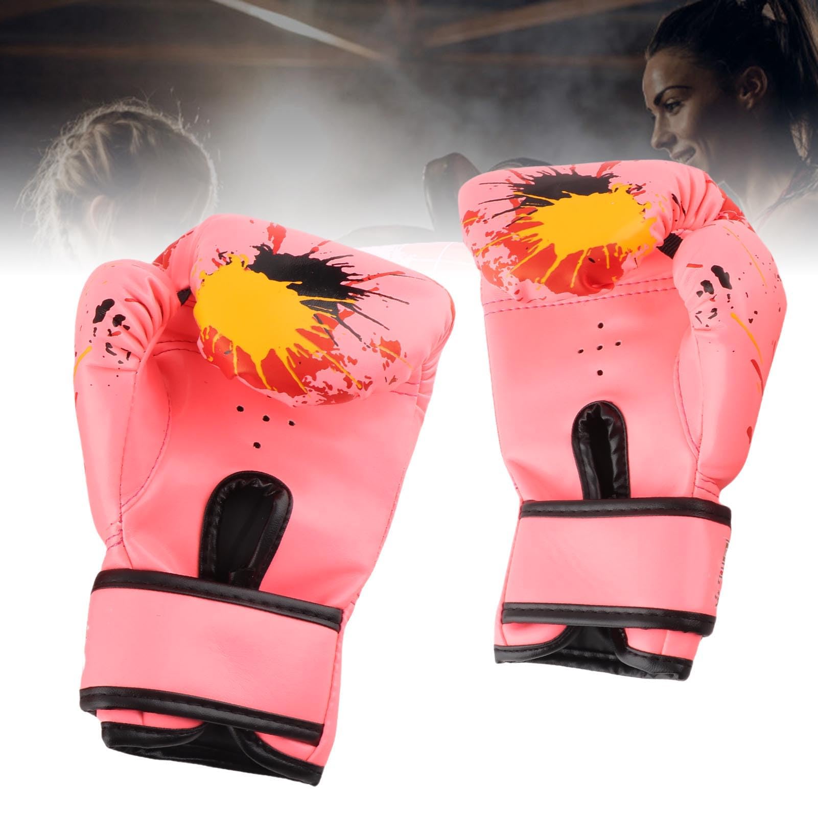 Gants de Boxe pour Enfants et Bébés - et Entraînement pour Garçons et Filles - Kids Fight Mitts (Rose)