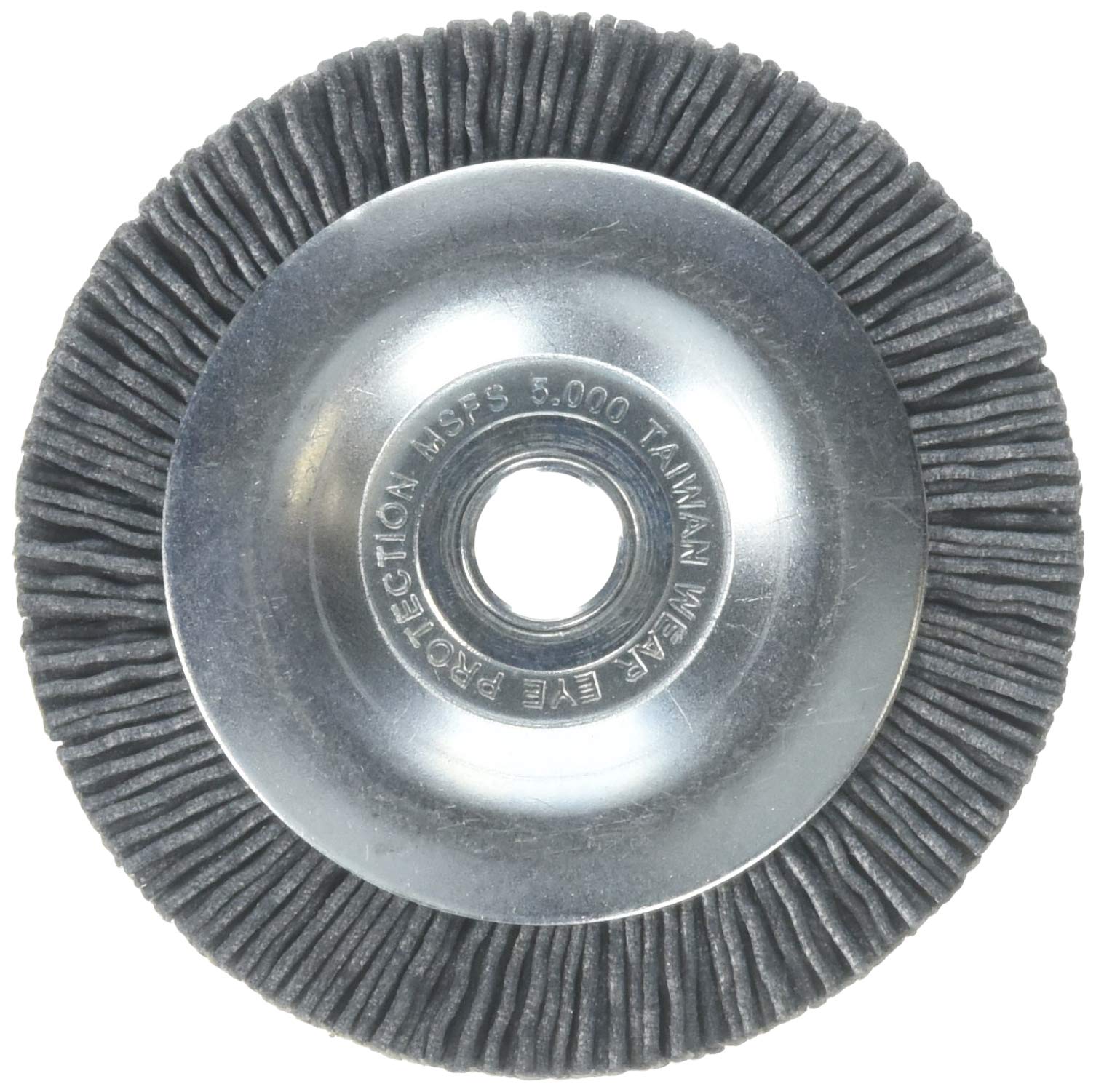 Hy-Ko KMB1 Deburring Brush, For Use With KD50 Key Machines, 3 in Dia, 13/32 in Arbour Hole, Nylon