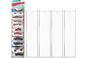 Hot Wheels Wall Display Case: Acrylic Showcase for 50 Cars