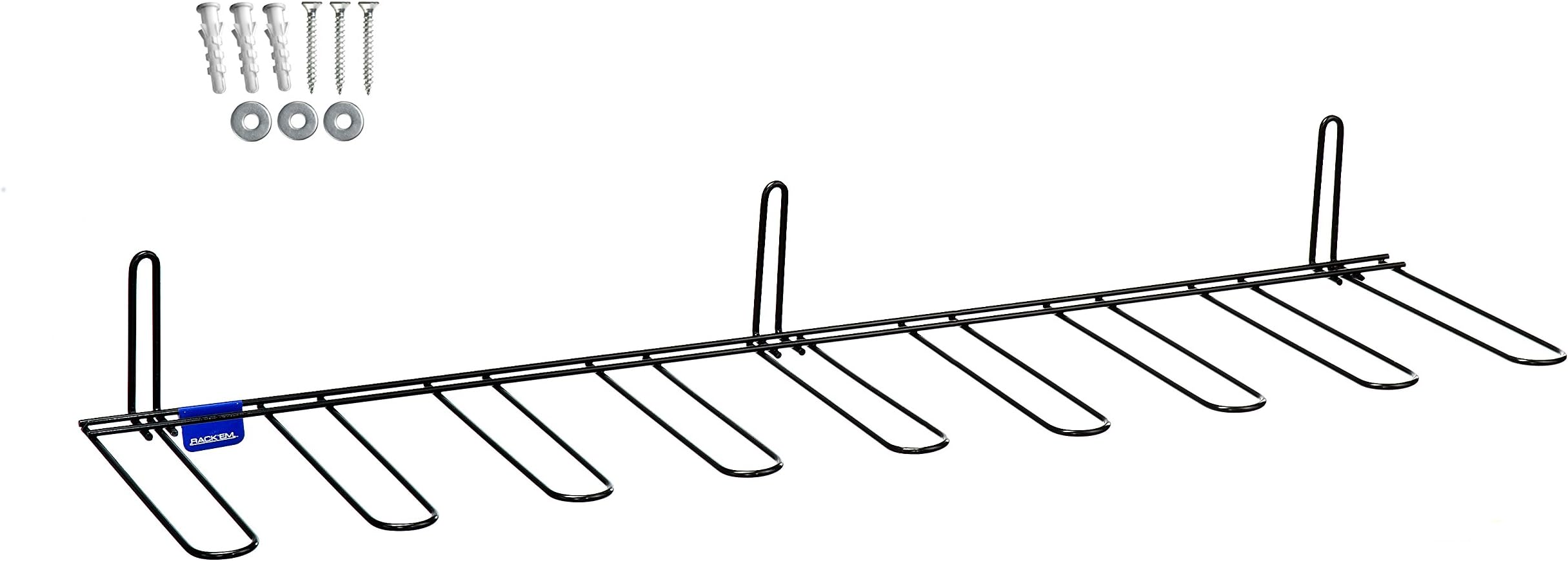 Rack'Em 4 Pair Boot Rack & Wader Hanger, 4.5" H x 35.25" W x 10.5" D
