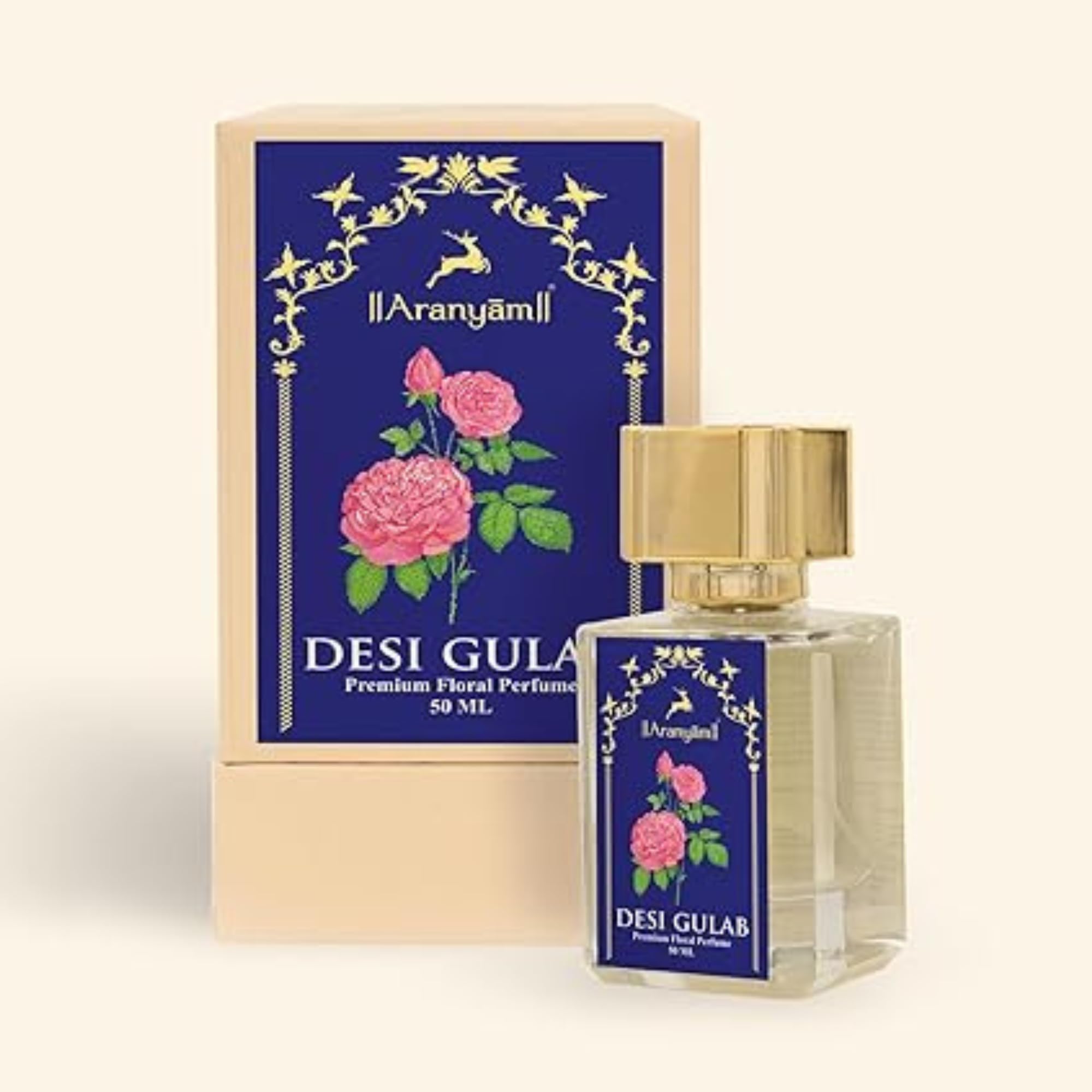 Aranyam Perfumes Premium - Nargis & Desi Gulab Perfume Combo - 50 ML Each (Pack of 2) 1
