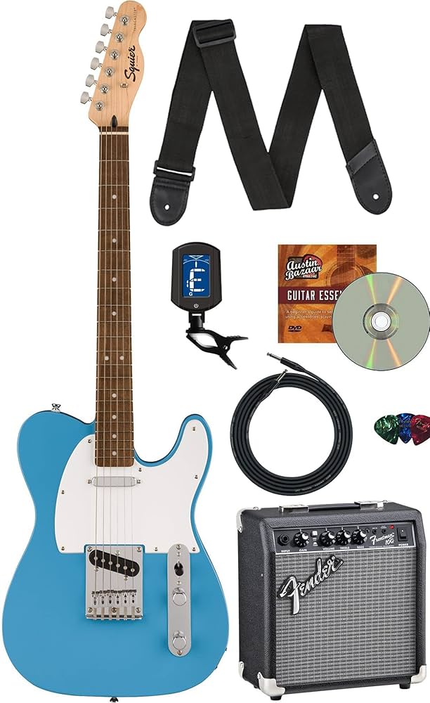 ギター Squier Sonic Telecaster California Blue Fender Squier Sonic Telecaster - California Blue Bundle with
