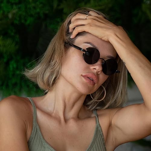 Miniatura 5 de Dollger Gafas de sol vintage Steampunk Retro Metal Round Circle Frame