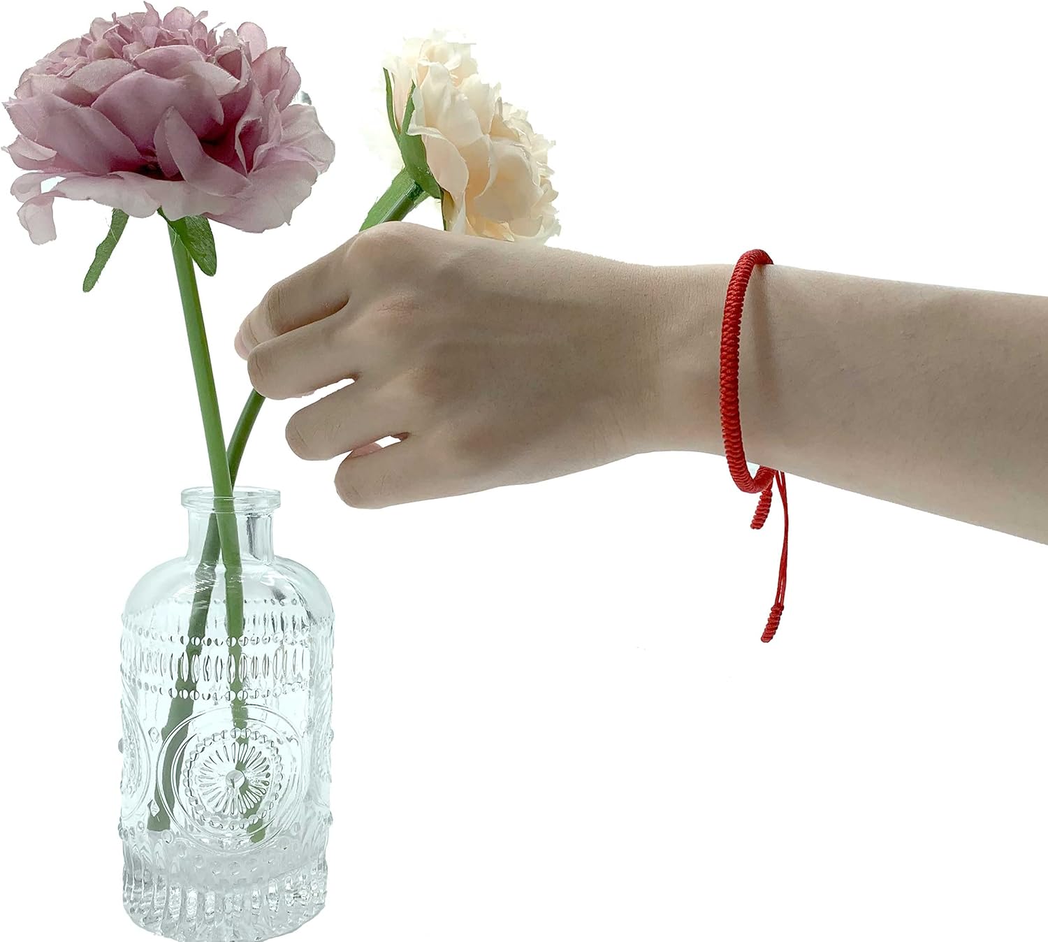 LAMIBEE Red Lucky Bracelet, Red Bracelet For Protection, Red Hand Braided Rope Thread, Surfer Bracelet, Wrist Wrap Bracelet, String Rope Bracelet for Him Her, Women Men - Image 5