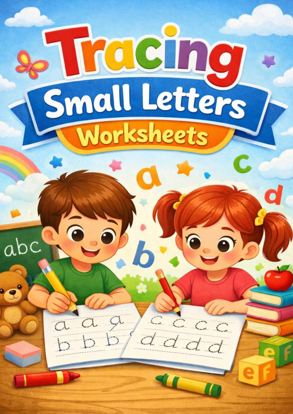 Tracing Practice: Small Letters & Line Patterns
