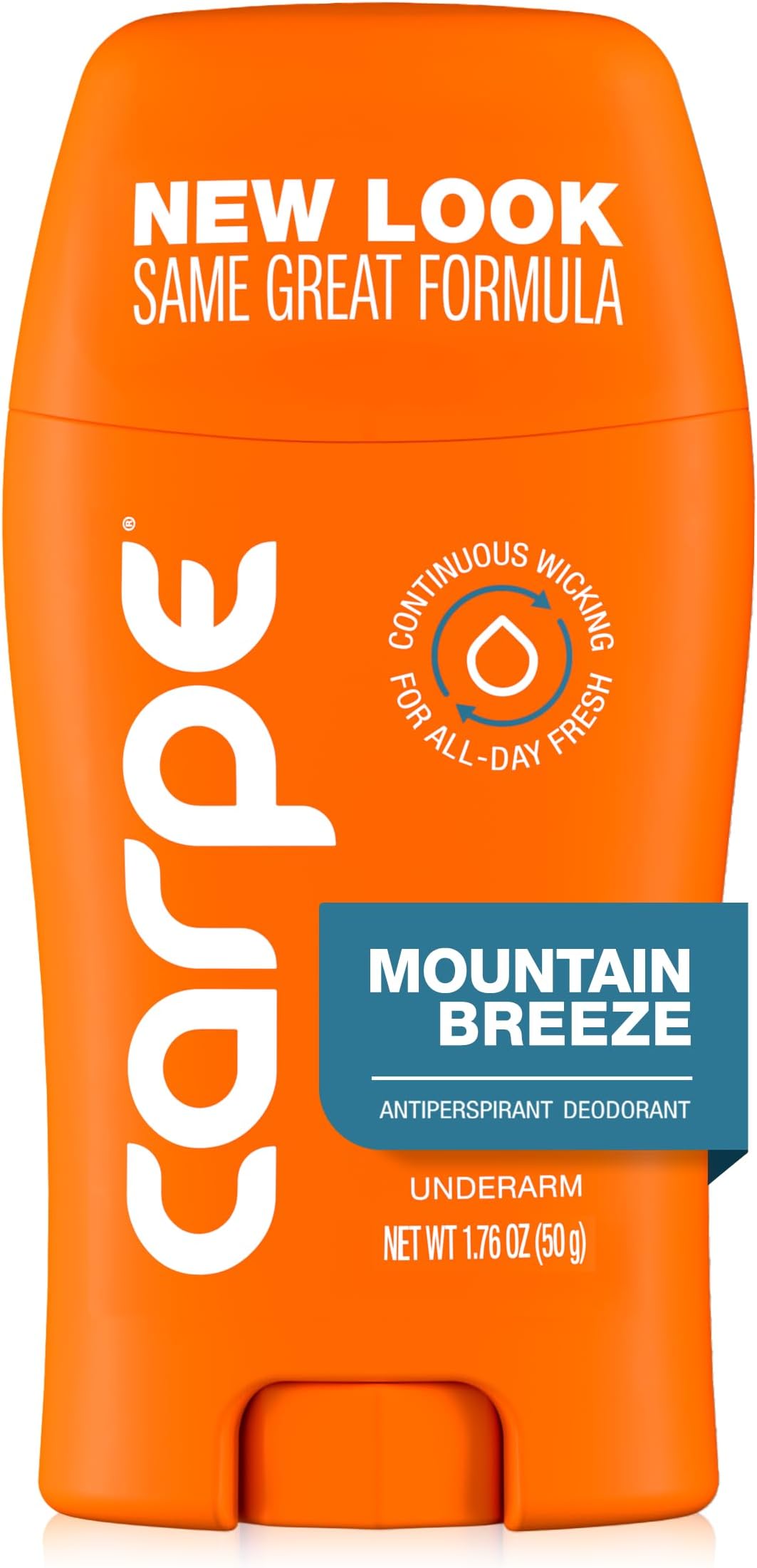 Carpe Underarm Antiperspirant Deodorant for Men and Women - 100 Hour Sweat & Odor Control - Clinical Strength Deodorant for Men - Long Lasting Deodorant Antiperspirant for Sweat - Mountain Breeze