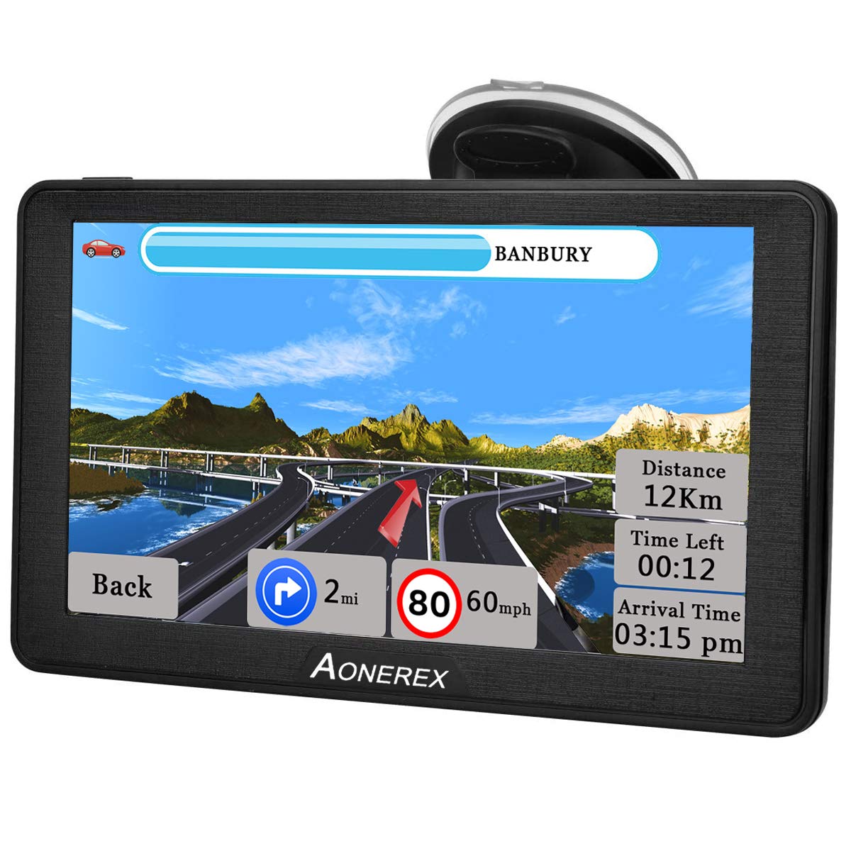 Buy Newest GPS Navigation for Car Truck 7 inch Touch Screen Voice
