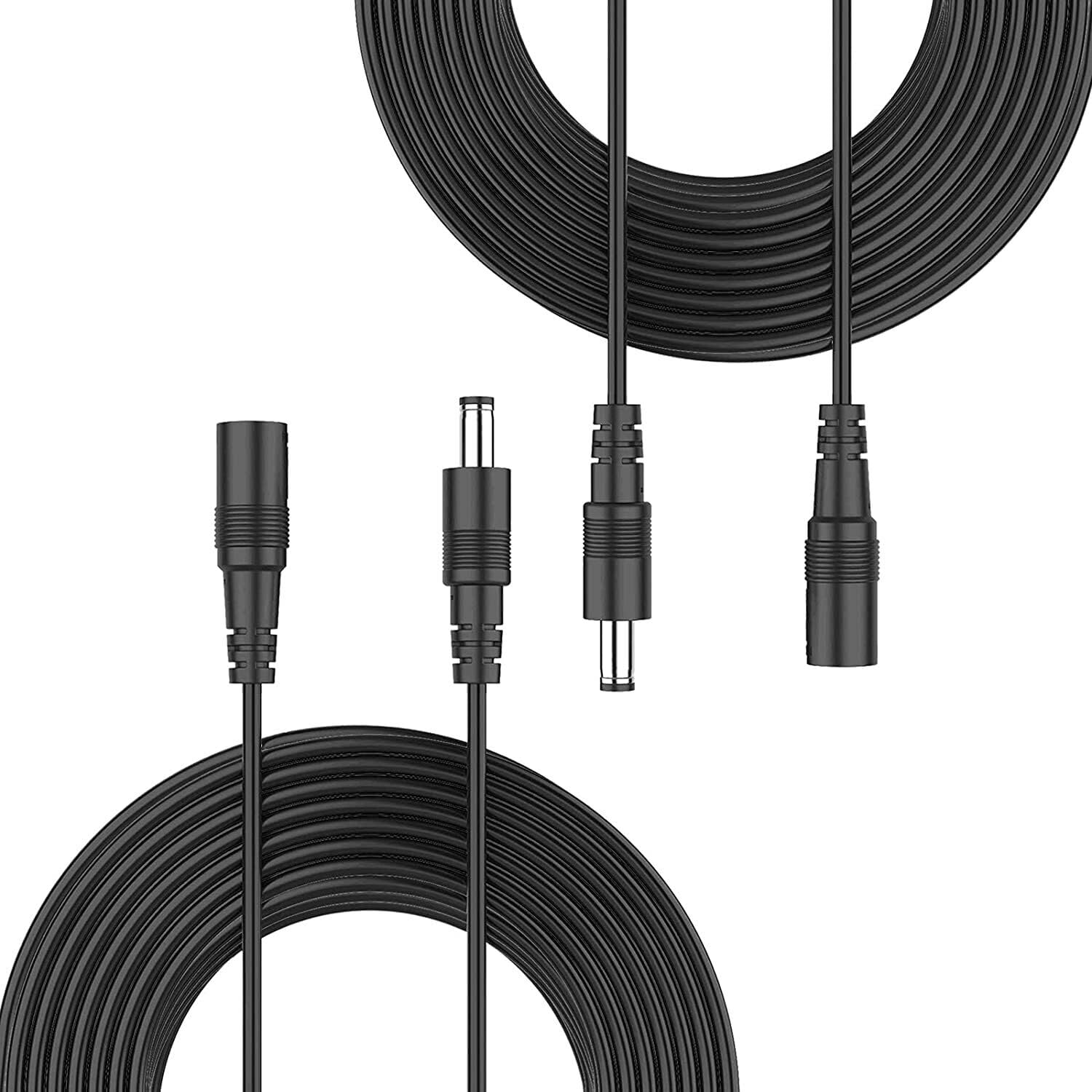 Marg FT /1.8m DC Extension Power Cord Cable for (12 Volt) Foscam Apexis APM-H606-WS-IR F18601 F18601W F18620 F18620W F19801W F19802W F19802WS F19805W F18919W(Only Fits 12V Power,NOT Fit 5V