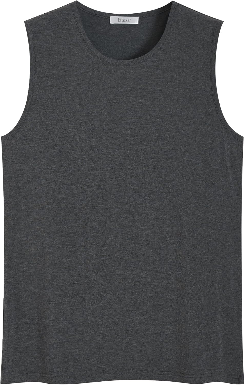 Latuza Men's Bamboo Viscose Muscle Tank Top Sleeveless Workout Shirt 2 Pack - Image 4