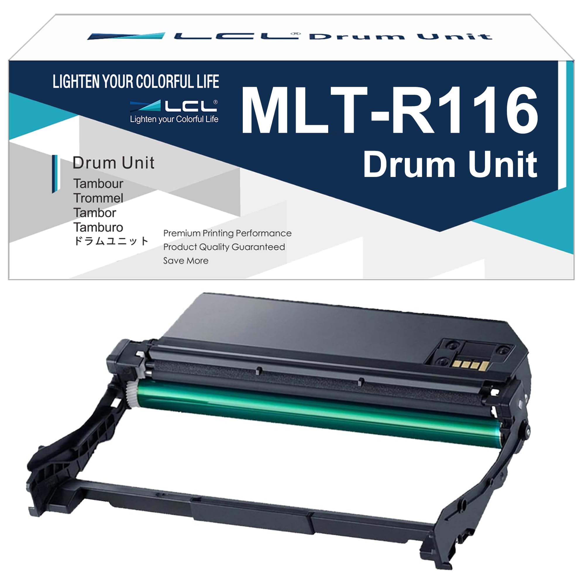 LCL Tambour Compatible SV134A MLT-R116 MLT-R118 R116 R118 High-Yield (1Noir) Remplacement pour Samsung Xpress M2835DW M2675FN M2885FW M2825ND M2625D M2875FD M2875FW M2825DW M2675 M2825 M2875 M2885