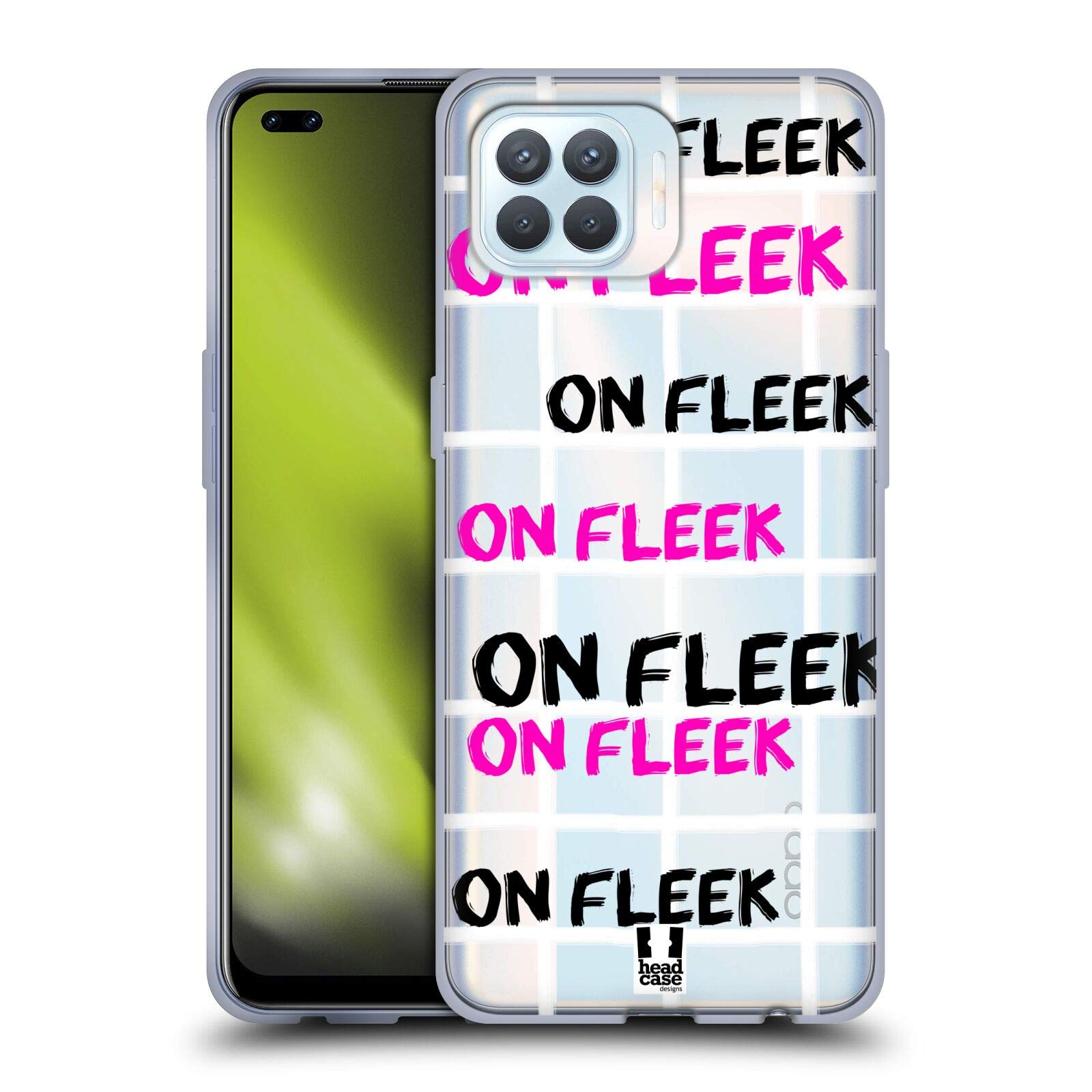 Head Case Designs On Fleek Teen Slangs Soft Gel Case Compatible With Oppo F17 Pro / A93 / Reno4 F