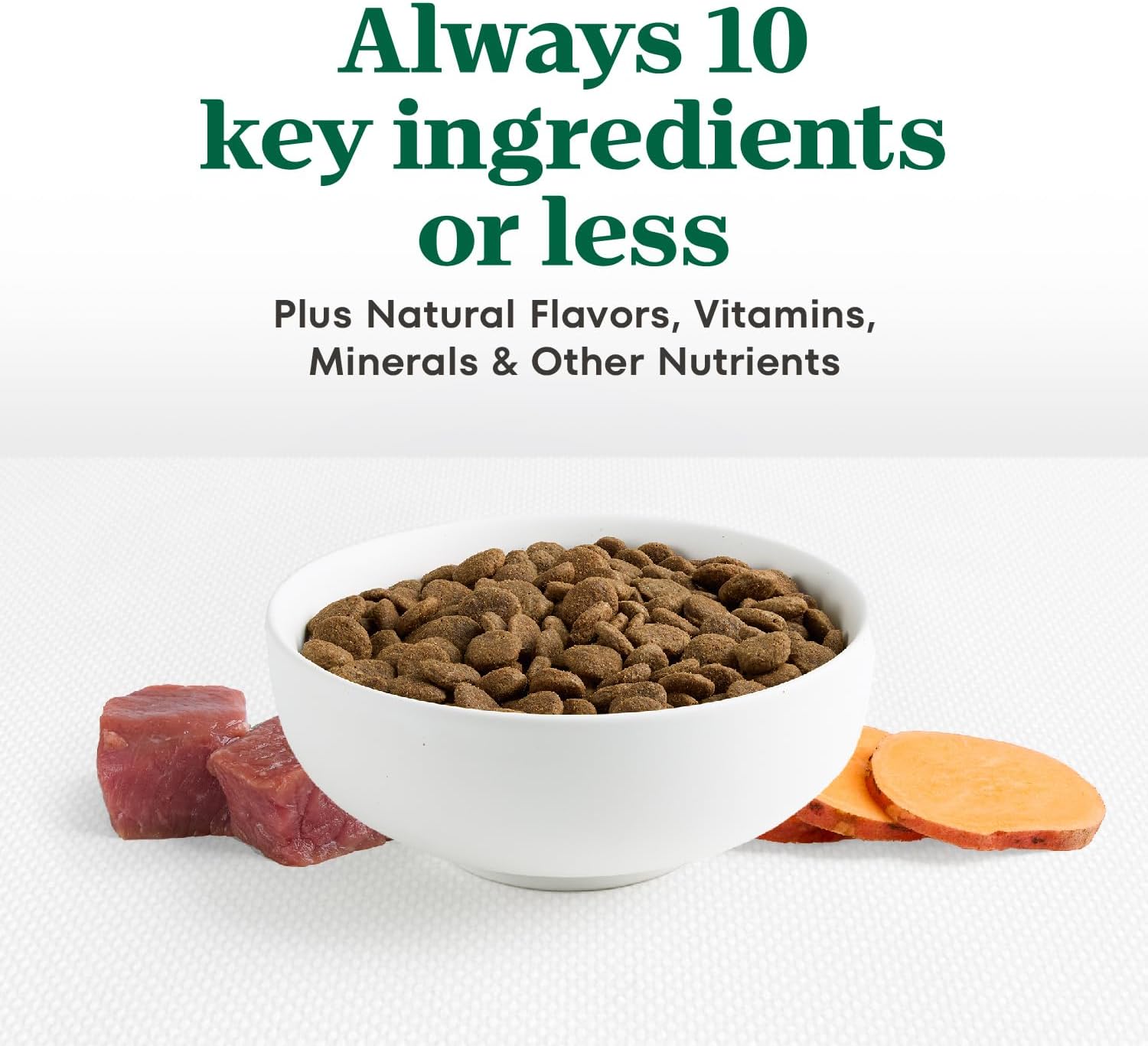 Nutro Limited Ingredient Diet Adult Large Breed Dry Dog Food, Grain Free Dog Food Dry Lamb & Sweet Potato Kibble, 22 lb. Bag