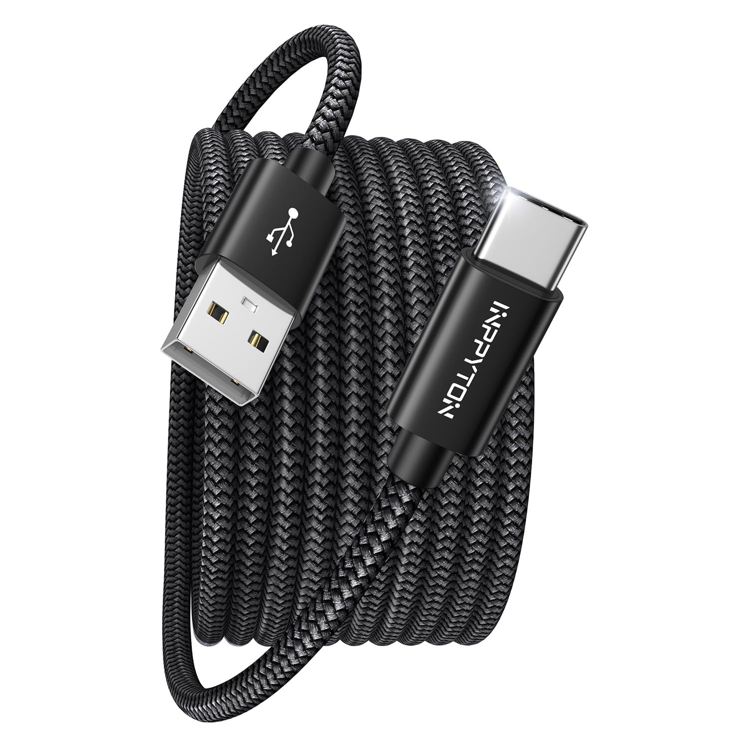 Long USB C Cable 15Ft, USB to USB C Cable Fast Charging Premium Nylon Braided Compatible with iPhone 16 15 Series Samsung Galaxy/Note/LG/Moto/Google/