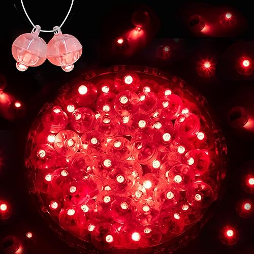 100 mini luces LED, globos LED iluminados para decoraciones de fiesta, luces de fiesta de neón para linterna de papel, huevos de Pascua, fiesta de