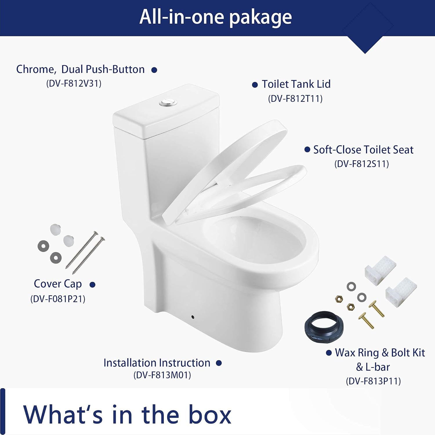 Buy Deervalley Dv 1f Small Compact Dual Flush One Piece Toilet Space Saver Commode Designed For Water Closet Soft Closing Seat Included High Efficiency Watersense Cotton White Online In Hungary B087frkyyx Buy Deervalley Dv 1f Small Compact Dual Flush One Piece Toilet Space Saver Commode Designed For Water Closet Soft Closing Seat Included High Efficiency Watersense Cotton White Online In Hungary B087frkyyx