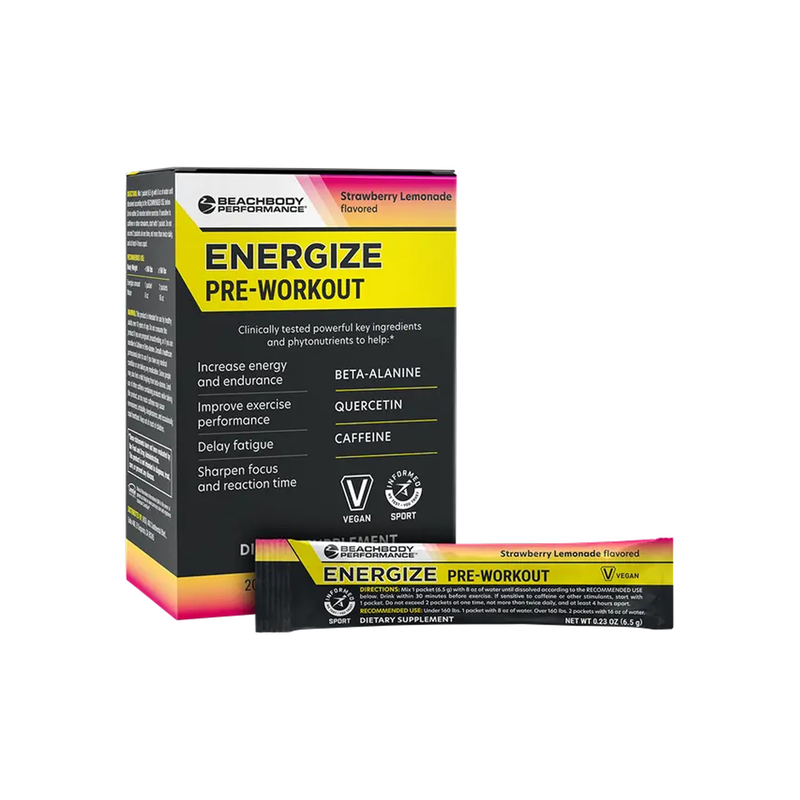 BODi Energize Pre Workout Powder - Lemon, 40 Servings — Amazon image 15