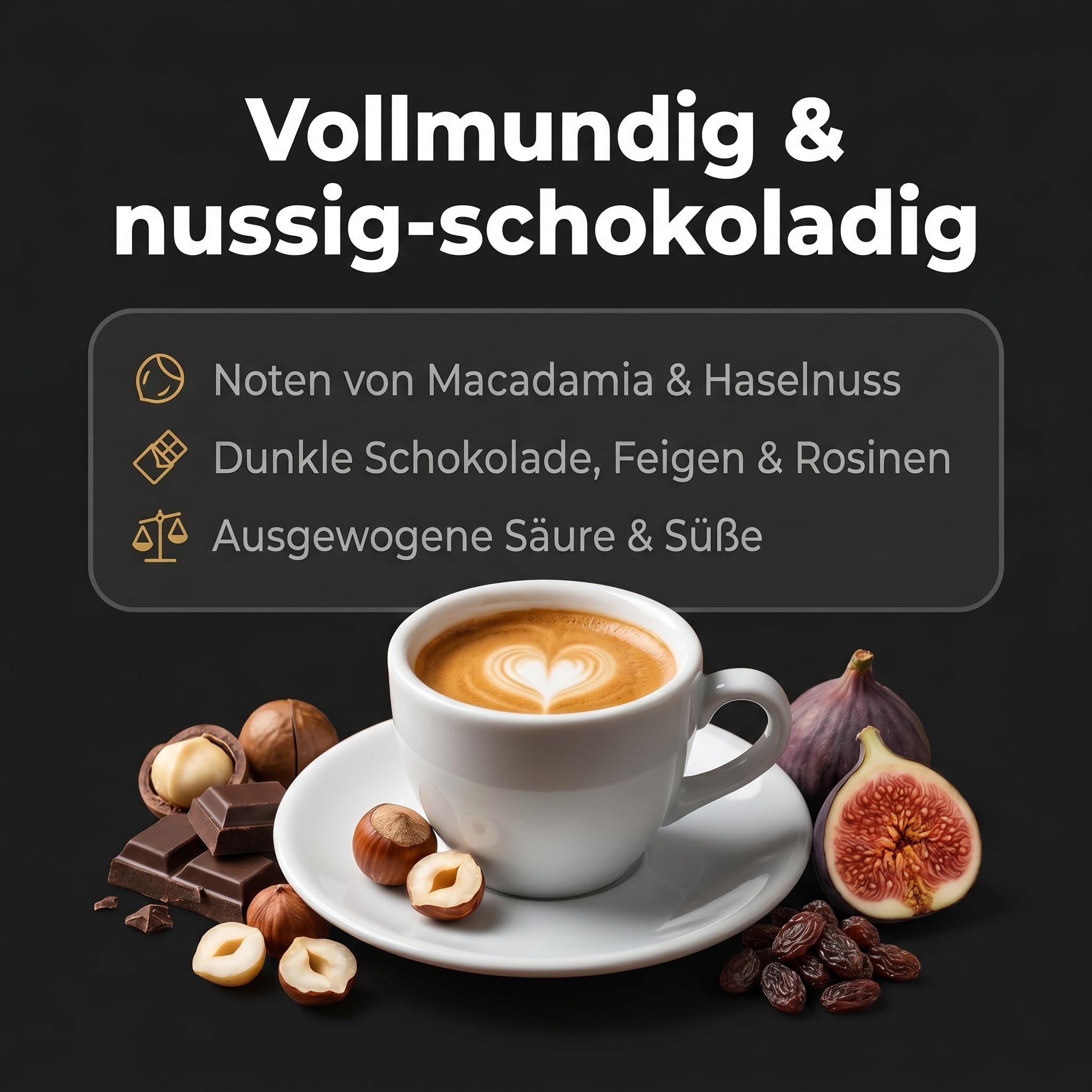 Grande Caffe Espresso Kaffeebohnen, ganze Bohnen, 80% Arabica 20% Robusta, Dunkle Röstung, 1000g, 2er Set, würzig-nussiges Aroma, traditionelle Trommelröstung