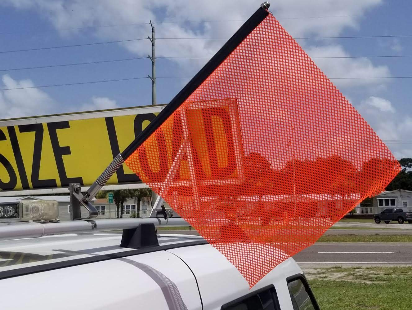 Buy Mytee Products EZ Mount Safety Flags for Trucks Red 18" x 18" DOT
