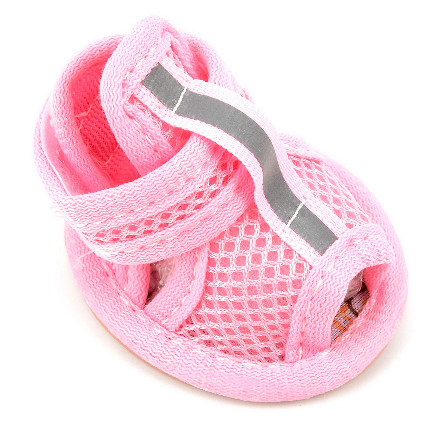 Zunea Chaussons Pour Petit Chien Pour L'été L'été En Maille Respirante  Sandales Pour Chien Pour Filles Garçons Antidérapant Semelle En Caoutchouc  Bottes Mignon Chihuahua Chaussures Bleu 3, image size:1501x1501