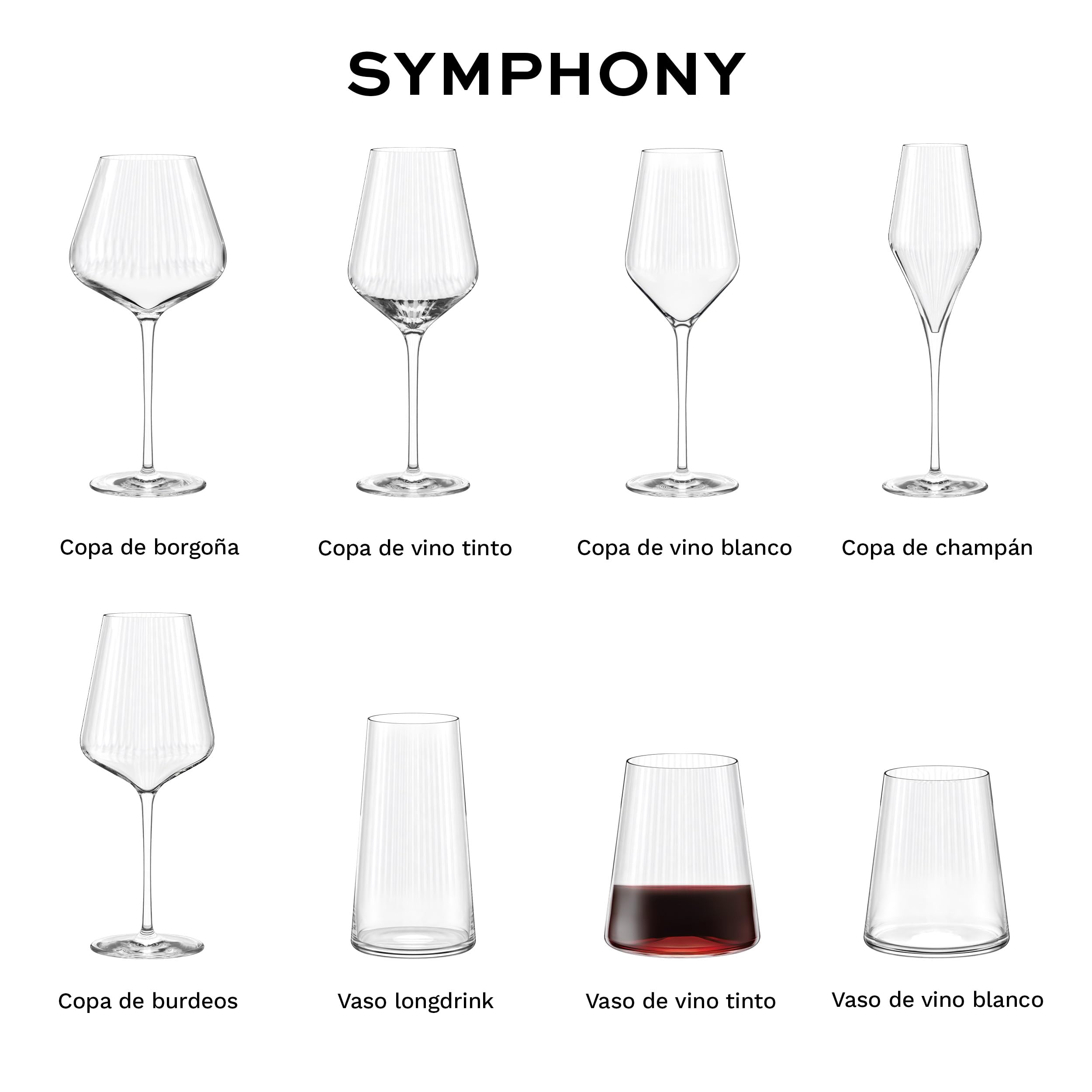 Stölzle Lausitz Copas de Vino Tinto Symphony Set de 6 × 520 ml – Copas Modernas Sin Tallo para Óptima Liberación de Aromas – Planas de Cristal – Apta para Lavavajillas & Made in Germany | Moderna copa de vino tinto y copas de vino sin tallo para vino tint