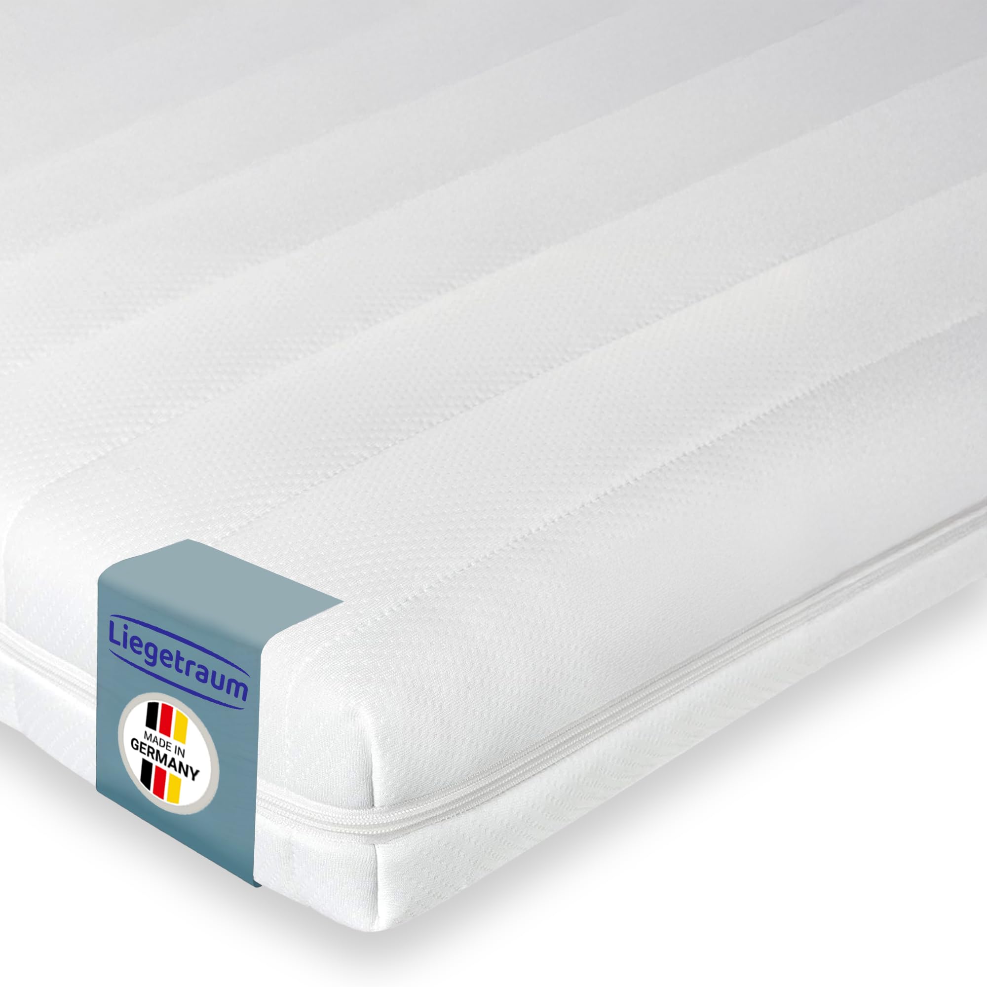 Surmatelas en gel 80x200 cm avec mousse respirante et dehoussable