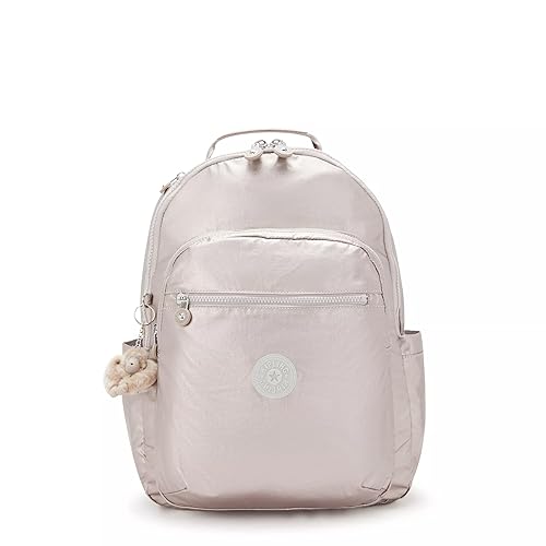 Kipling Women's Seoul 15" Laptop Backpack, Durable, Roomy with Padded Shoulder Straps, Built-In Protective Sleeve