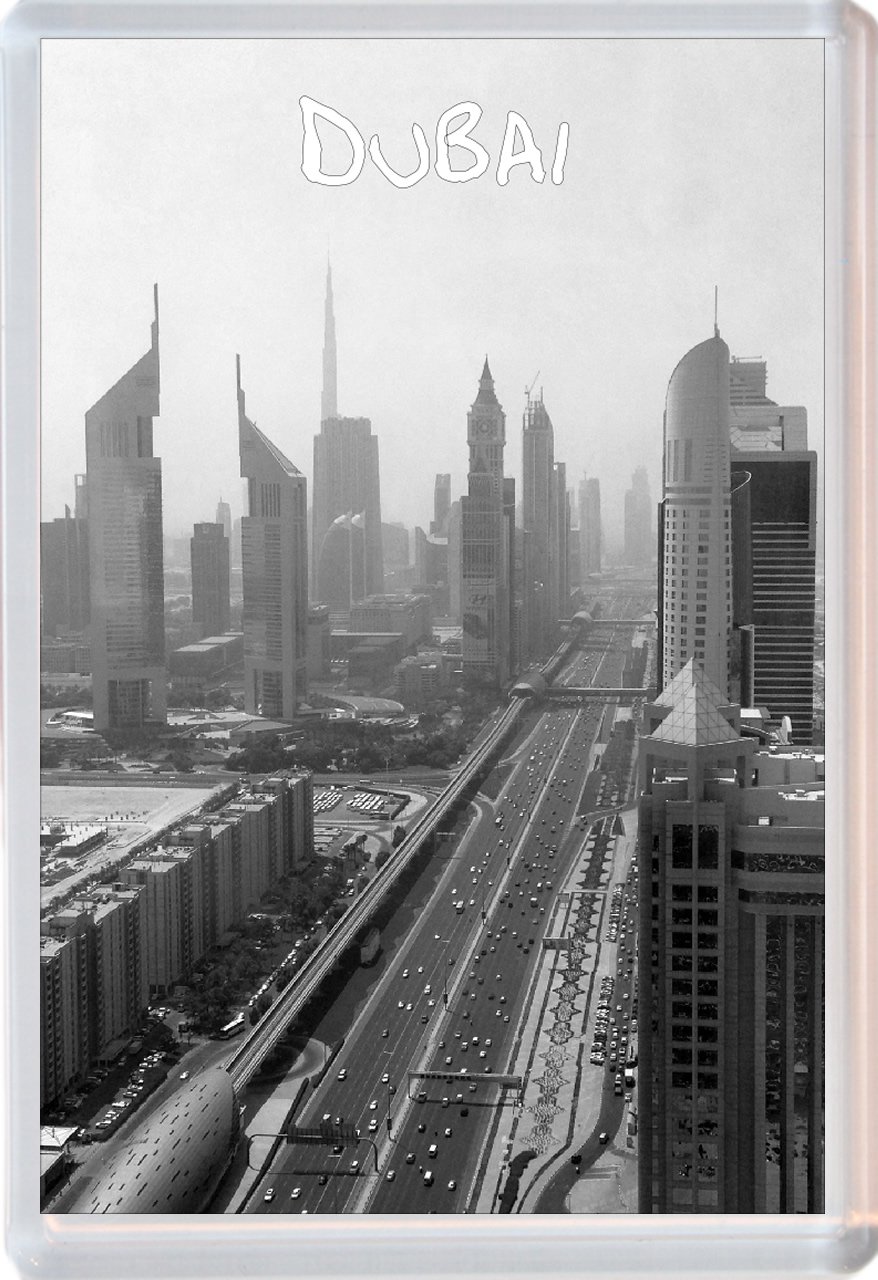 Dubai - Novelty Jumbo Fridge Magnet ID469