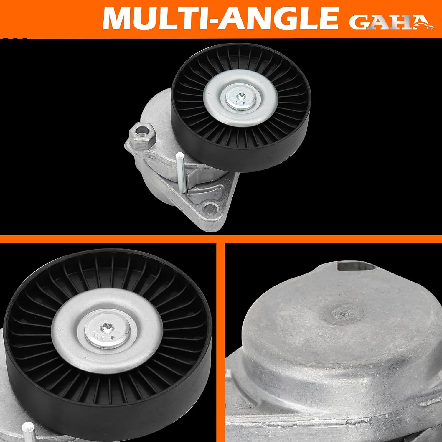 GAHA 1122000970 Serpentine Belt Tensioner Assembly with Pulley, Compatible for Mercedes Benz S350 E320 C280, for 2004-2008 Chrysler Crossfire, Replace # 38174