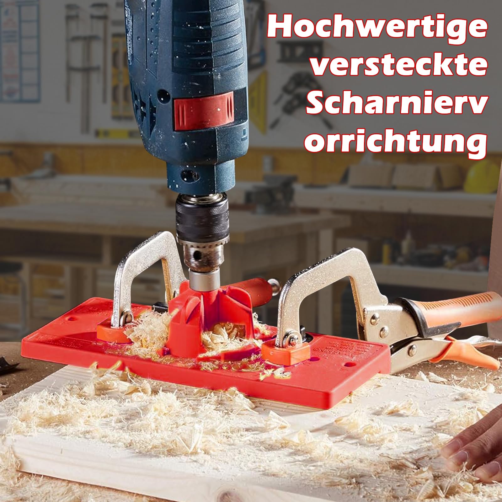 STEEIRO Gabarit De Perçage De Charnière, Gabarit De Perçage Avec