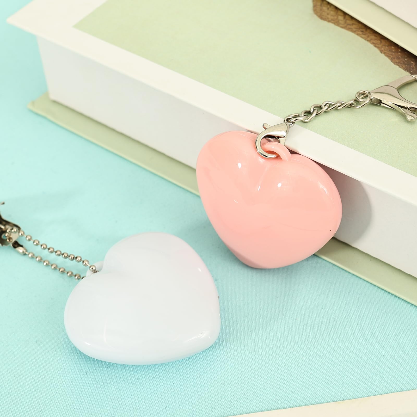 2Pcs Purse Glow Heart Light LED Automatic Sensor Form Purse Lamp Mini Touch Activated Handbag Light Portable Night — view 9
