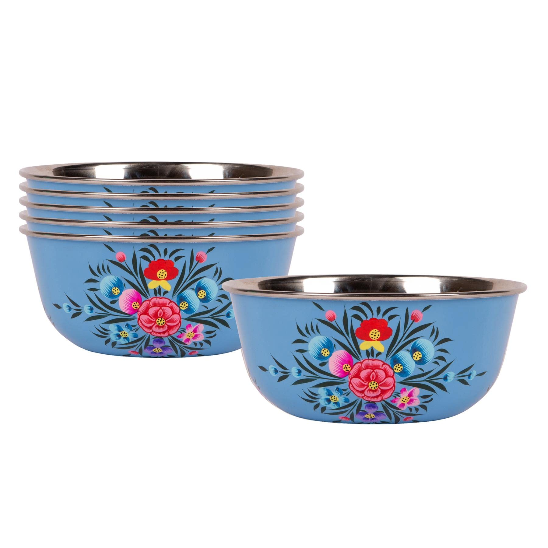 Billy Can - Picnic Bowls - 16.5cm - Ocean Pansy - Pack of 6