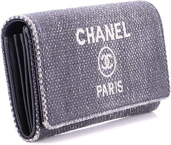 Pre-Loved Deauville Flap Wallet Long, Blue