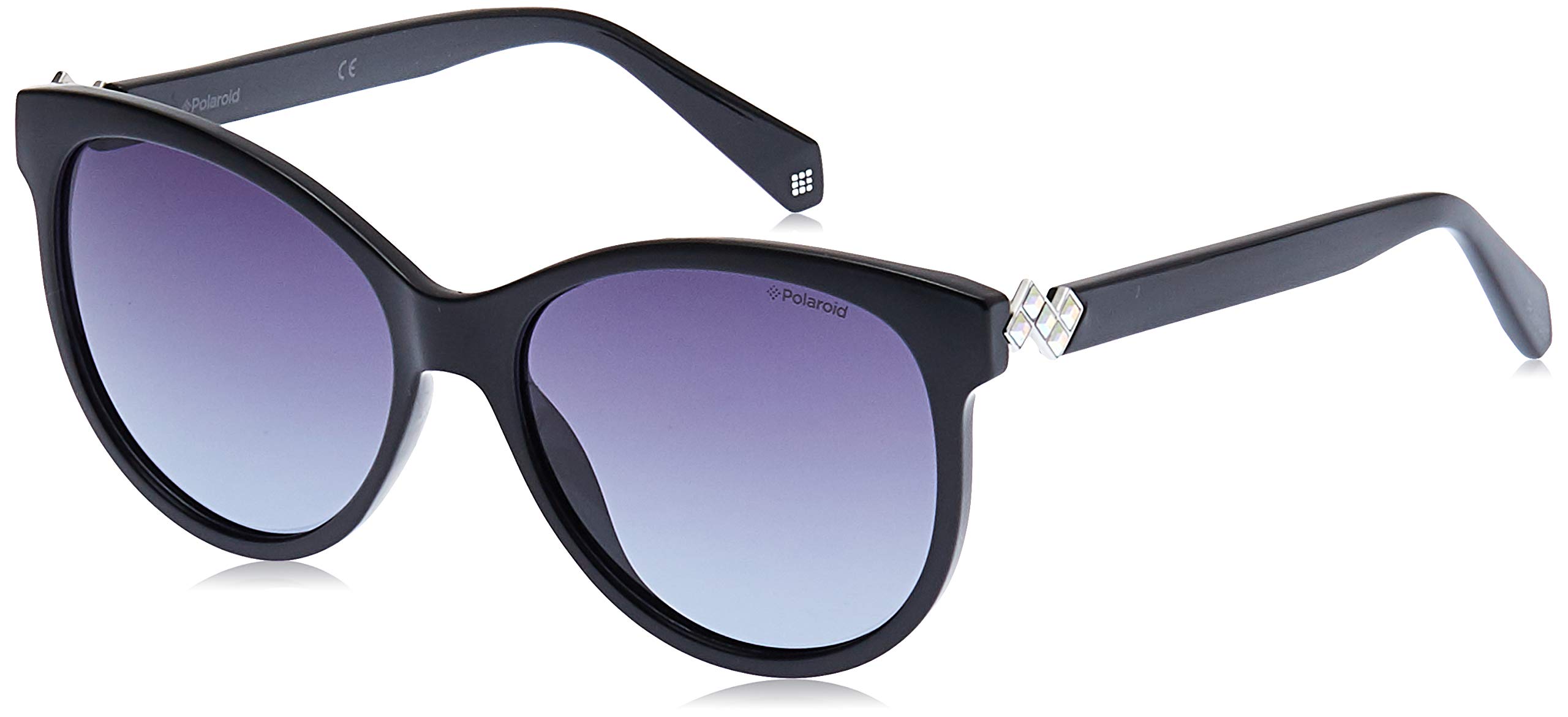 Polaroid Women's Black Cat Eye Sunglass Gray Pld 4079/S/X