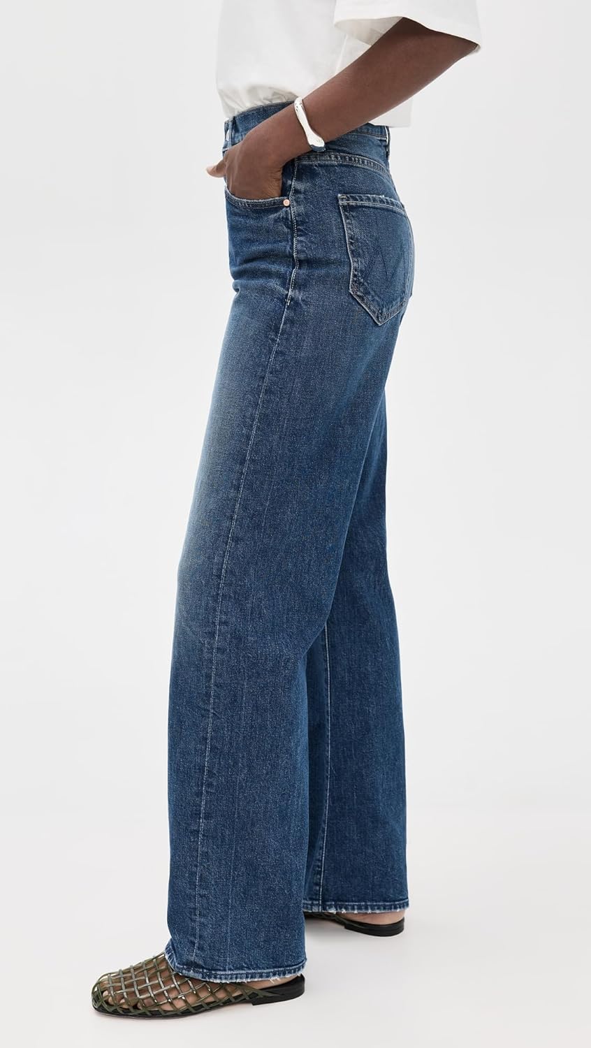 MOTHER Women's The Lasso Sneak Jeans - Image 4