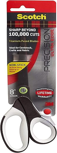 Scotch Non-Stick Scissor (Dark Brown)