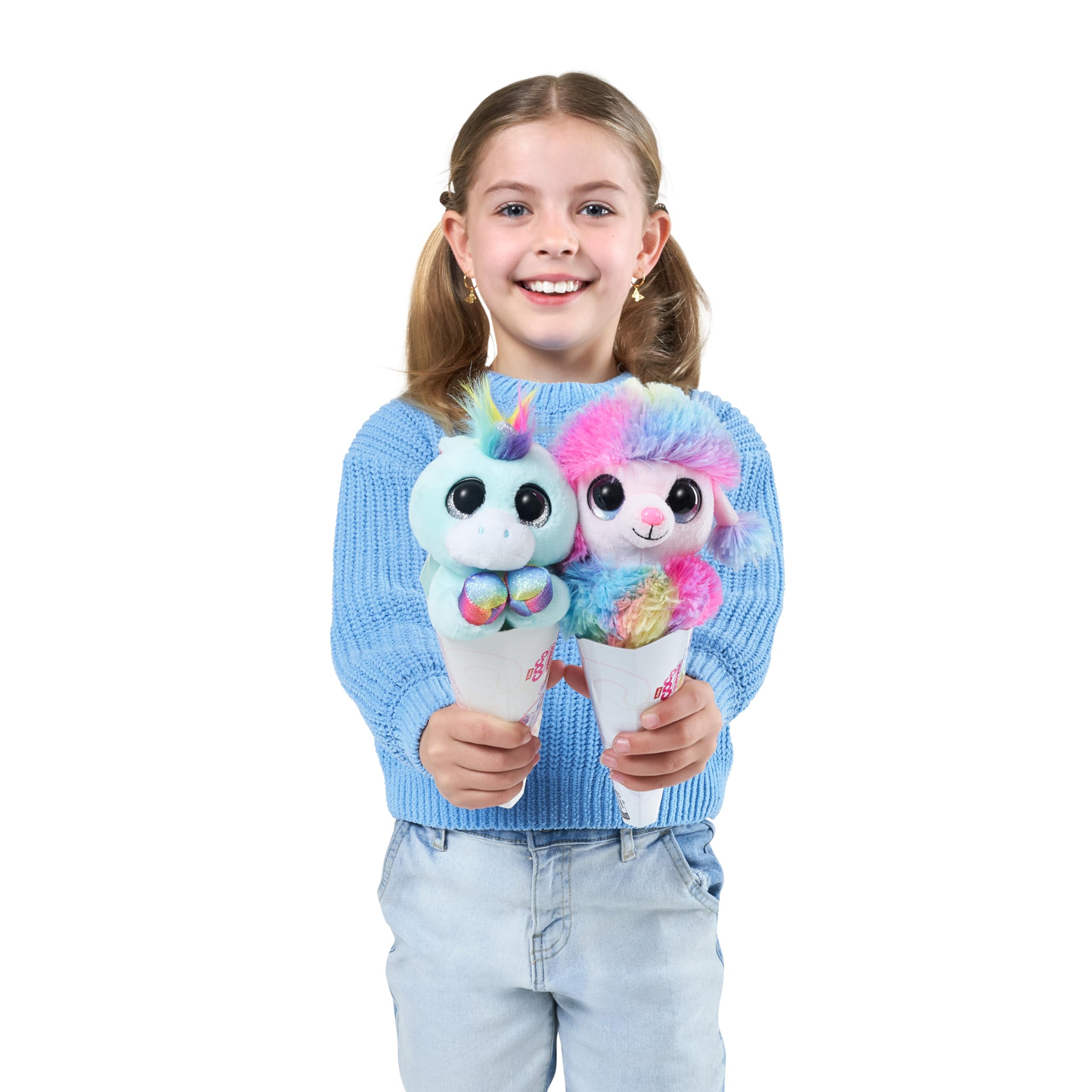 ZURU Cute Companion Coco Cones Sweet Plush Nestled in a Coloured Cone, Ideal for Collecting and for Gourmet Adventures (3 Pack ZURU Cute Companion Coco Cones Sweet Plush Nestled in a Coloured Cone, Ideal for Collecting and for Gourmet Adventures (3 Pack