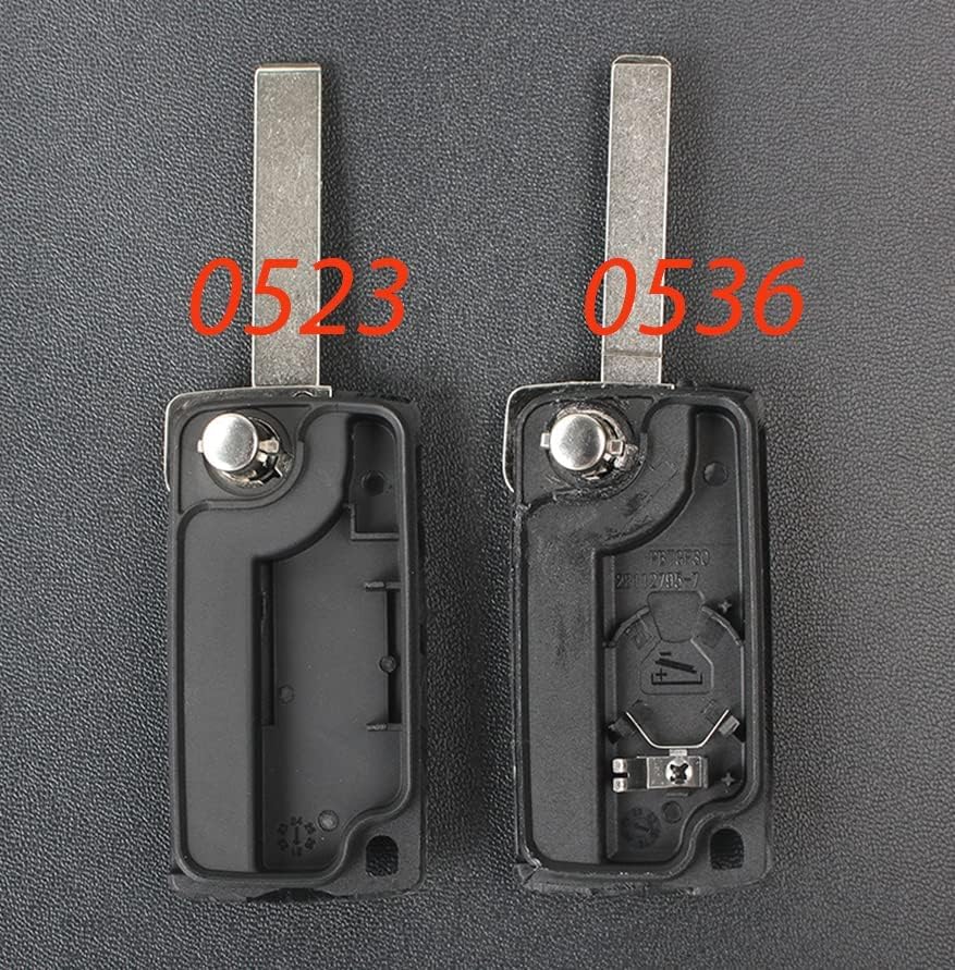 Red -Porte Clés Pour Peugeot 107 206 207 306 307 407, étui Pour Citroën