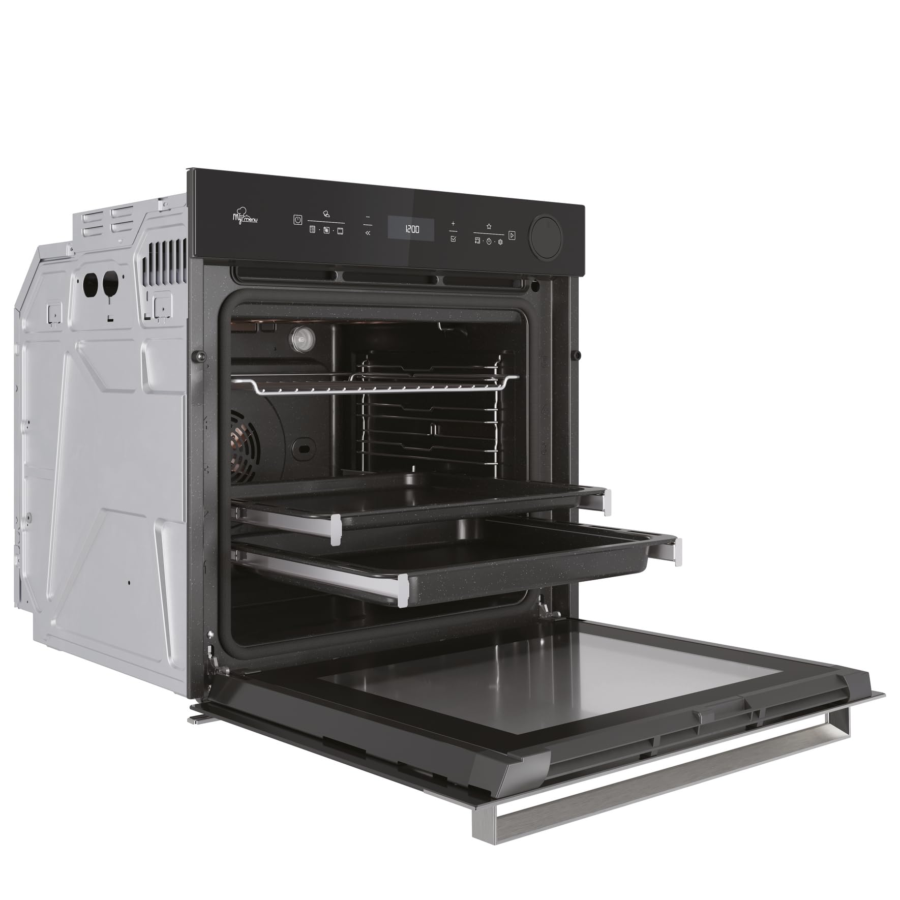 Bauknecht BIK5S DP8F2 ES Einbau Dampf-Backofen Soft Steam FlexiClean Pyrolyse AirFry Multiflow MyMenu 2-fach Teilauszug Energieklasse A+