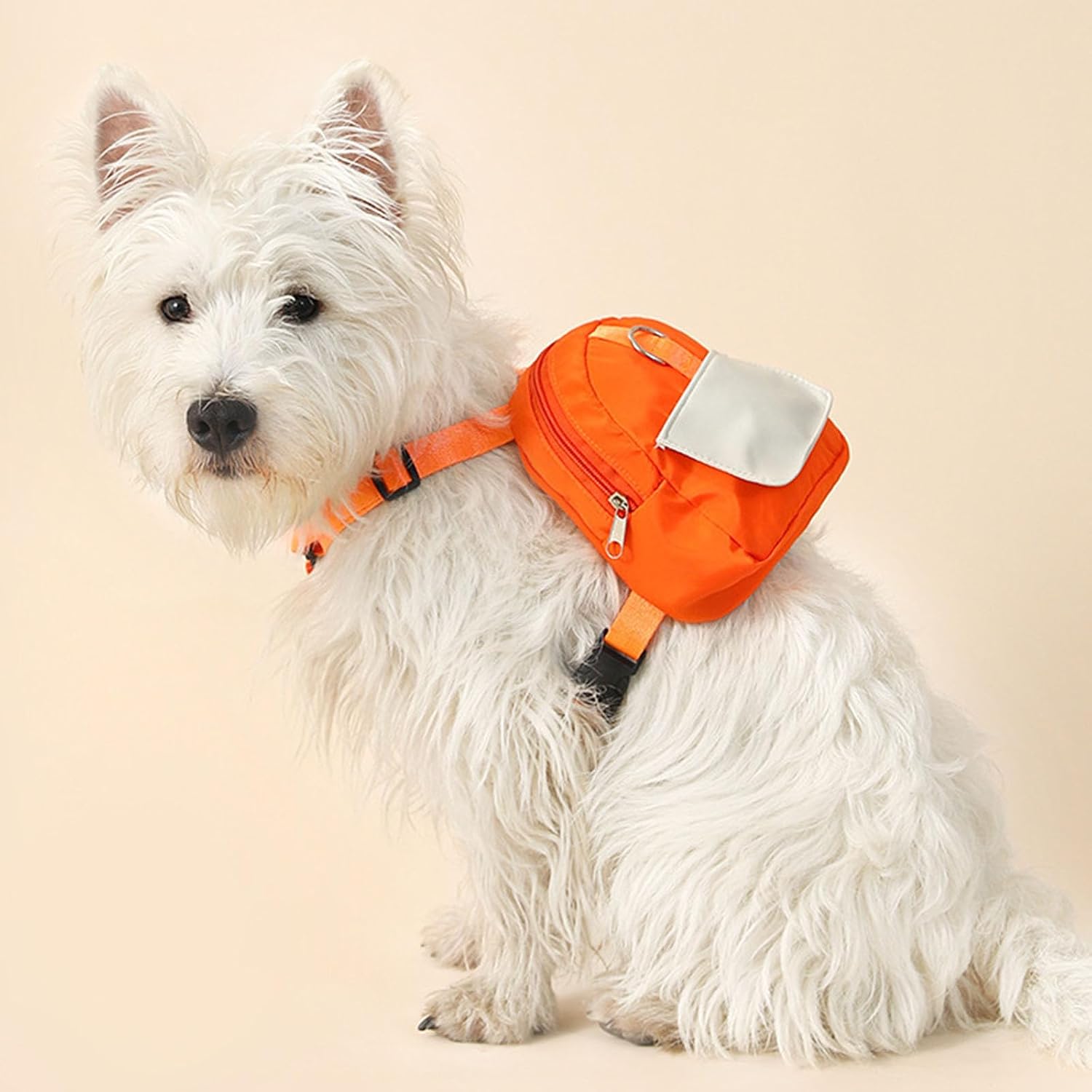Dogs Backpack Adjust Size Belt Travel Trip Walking Shoulderbag with Tractions Buckle for Cats Dogs for Traveling