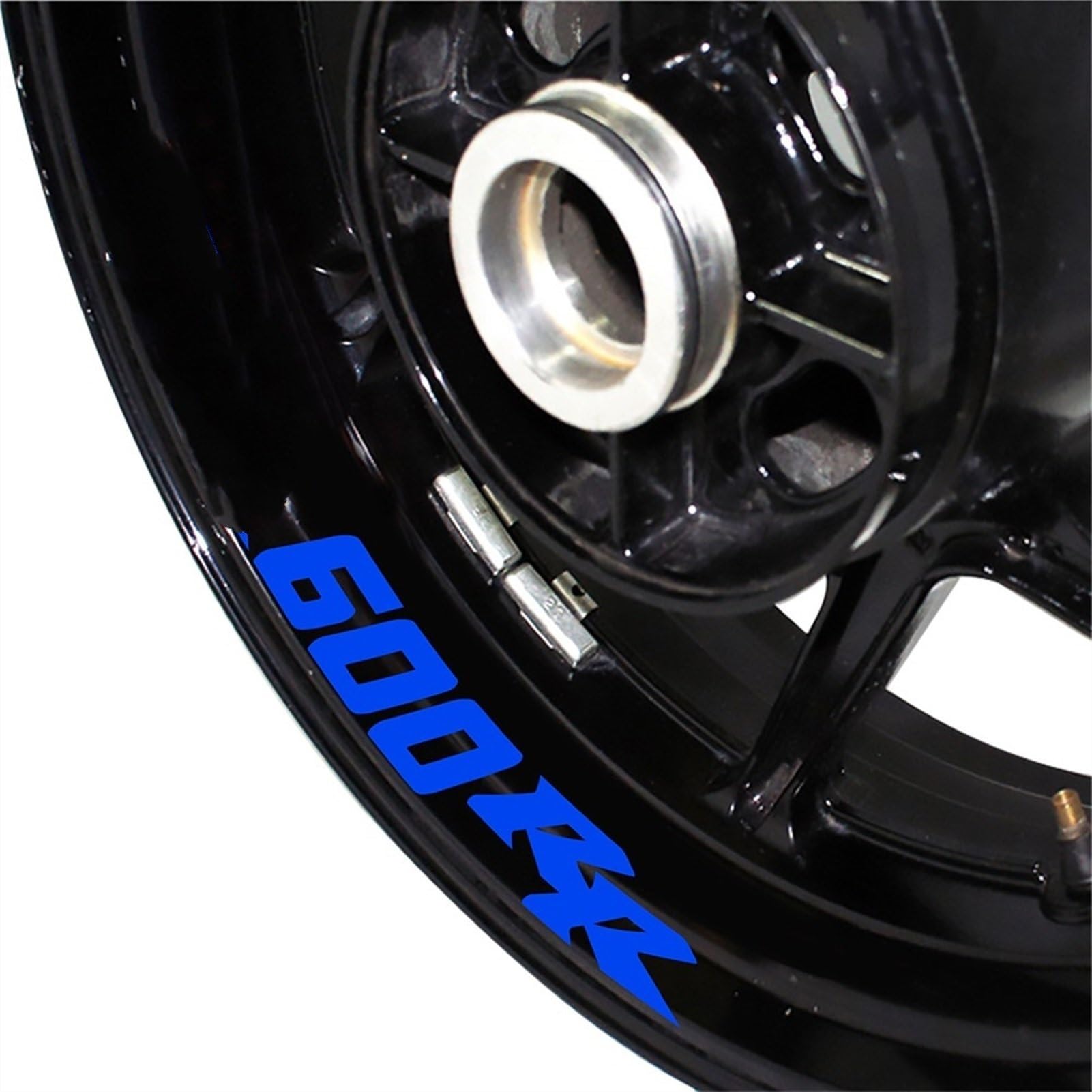 Dtsgcx Color1 Motorcycle Tire Waterproof Wheel Sticker Rim Personality Reflective Stripe Suit For Cbr600rr Cbr 600Rr(Color1)