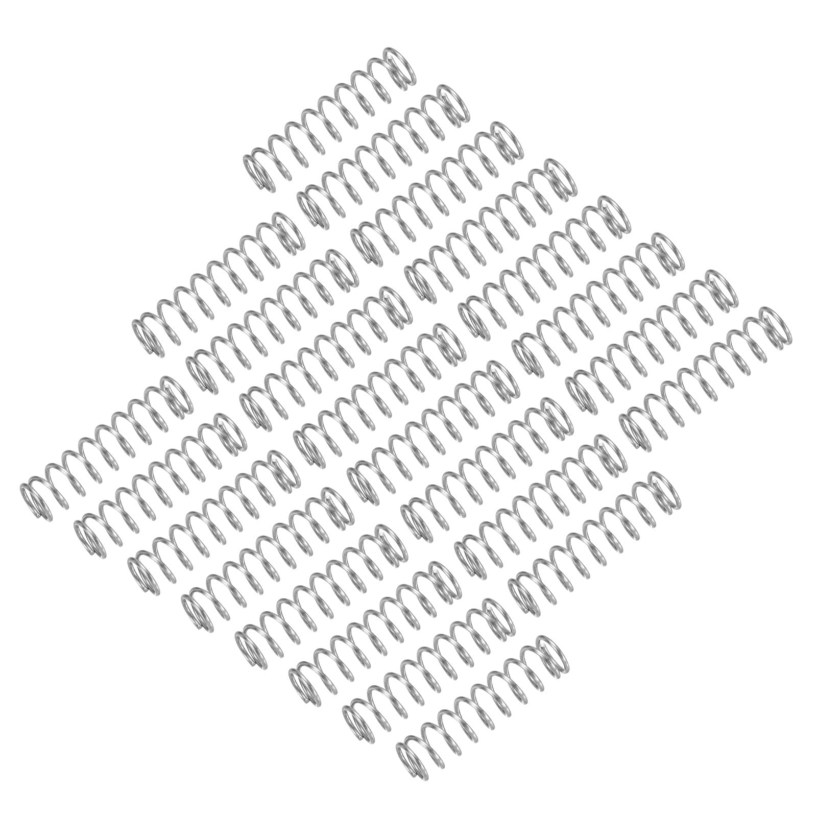 uxcell 25Pcs Compression Spring, 304 Stainless Steel 8mm OD 0.8mm Wire 15mm Length Mechanical Spring for Shop Home Repair Project, Silver Tone — Amazon image 17